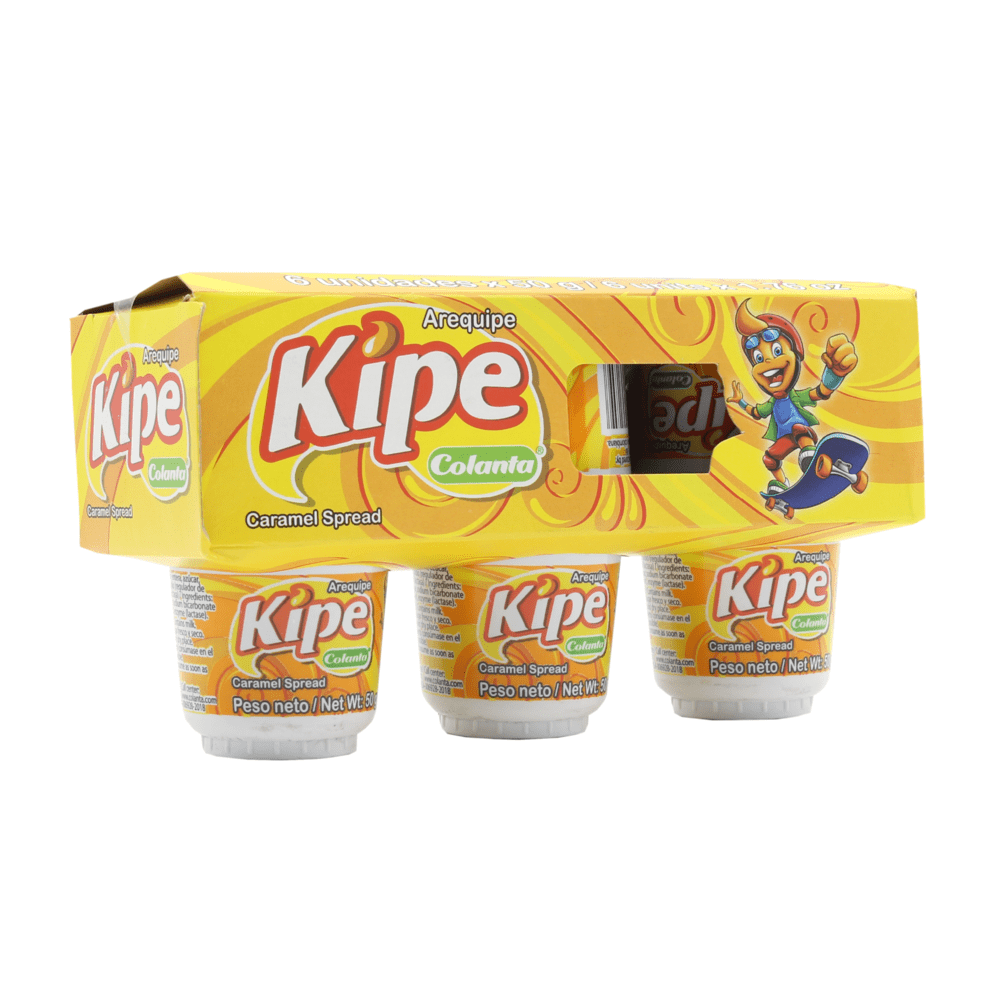 Colanta Kipe Milk Caramel Spread Dulce de Leche Arequipe 6-Pack - 10.6 oz (300g)