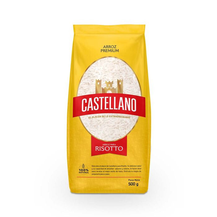 Castellano Risotto Rice Arroz para Risotto Italian Style Creamy Grains 500g