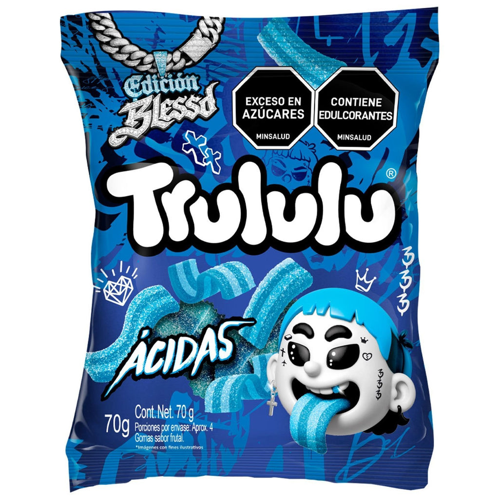 Colombia Trululu BLESSD Gummy Candie Gomitas 70g 2.46oz Reggaeton