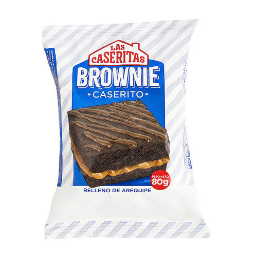Caseritas Milk Caramel Brownie Dessert Postre con Dulce de Leche 6-Units