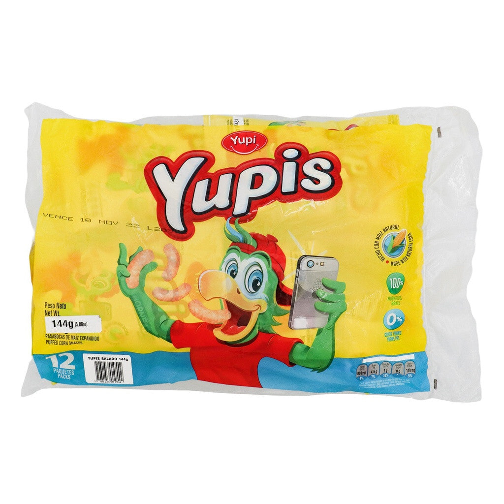 Yupi Yupis Corn Snacks Baked Cheese Flavored Crunchy Puffs Traditional Pack