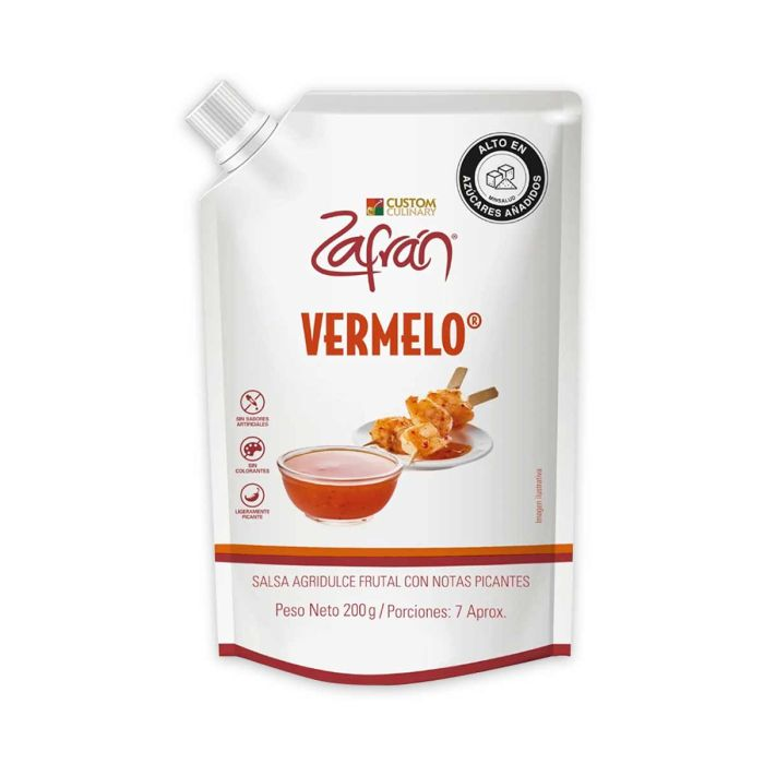 Zafran Vermelo Sweet and Sour Sauce Salsa Agridulce Doypack Glaze - 200g