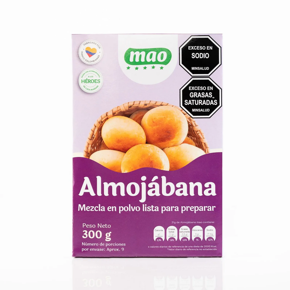MAO Almojabana Cheese Bread Premix Mezcla Lista Baking Mix Ready Use - 300g
