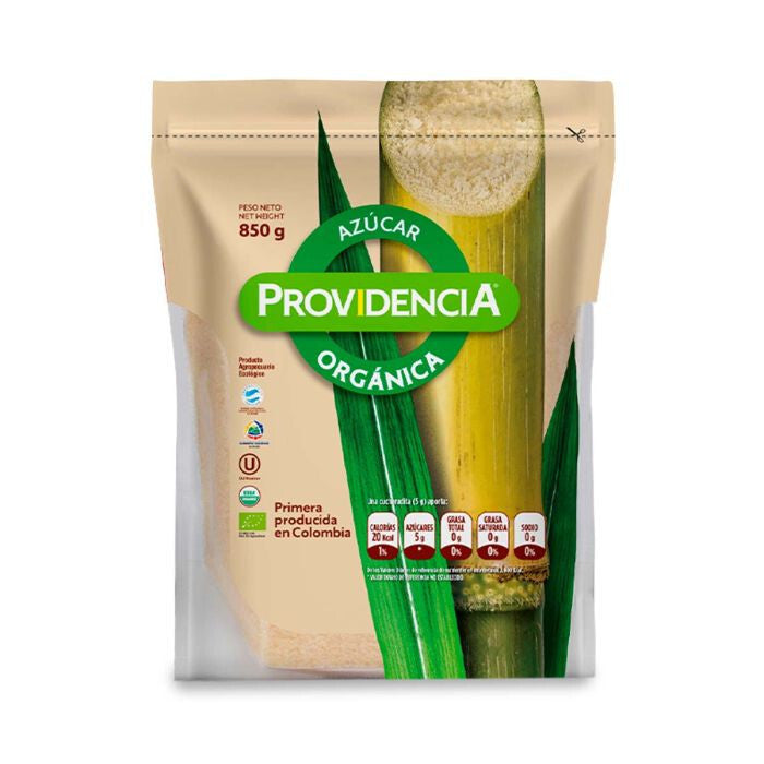 Providencia Organic White Sugar Azucar Blanca Organica Pure Cane - 30 oz (850g)