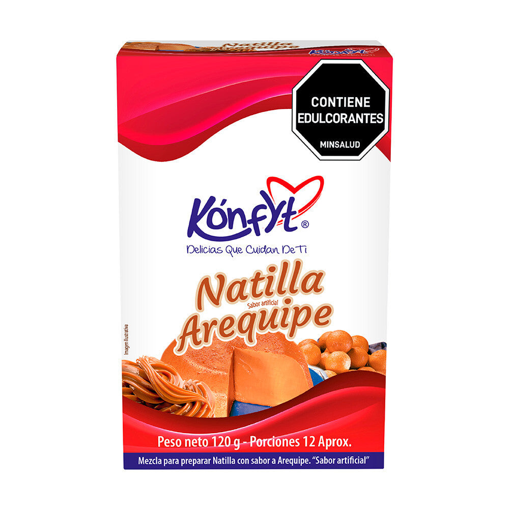 Konfyt Sugar Free Natilla Corn Pudding Custard Diet Dessert Variety Mix Sizes
