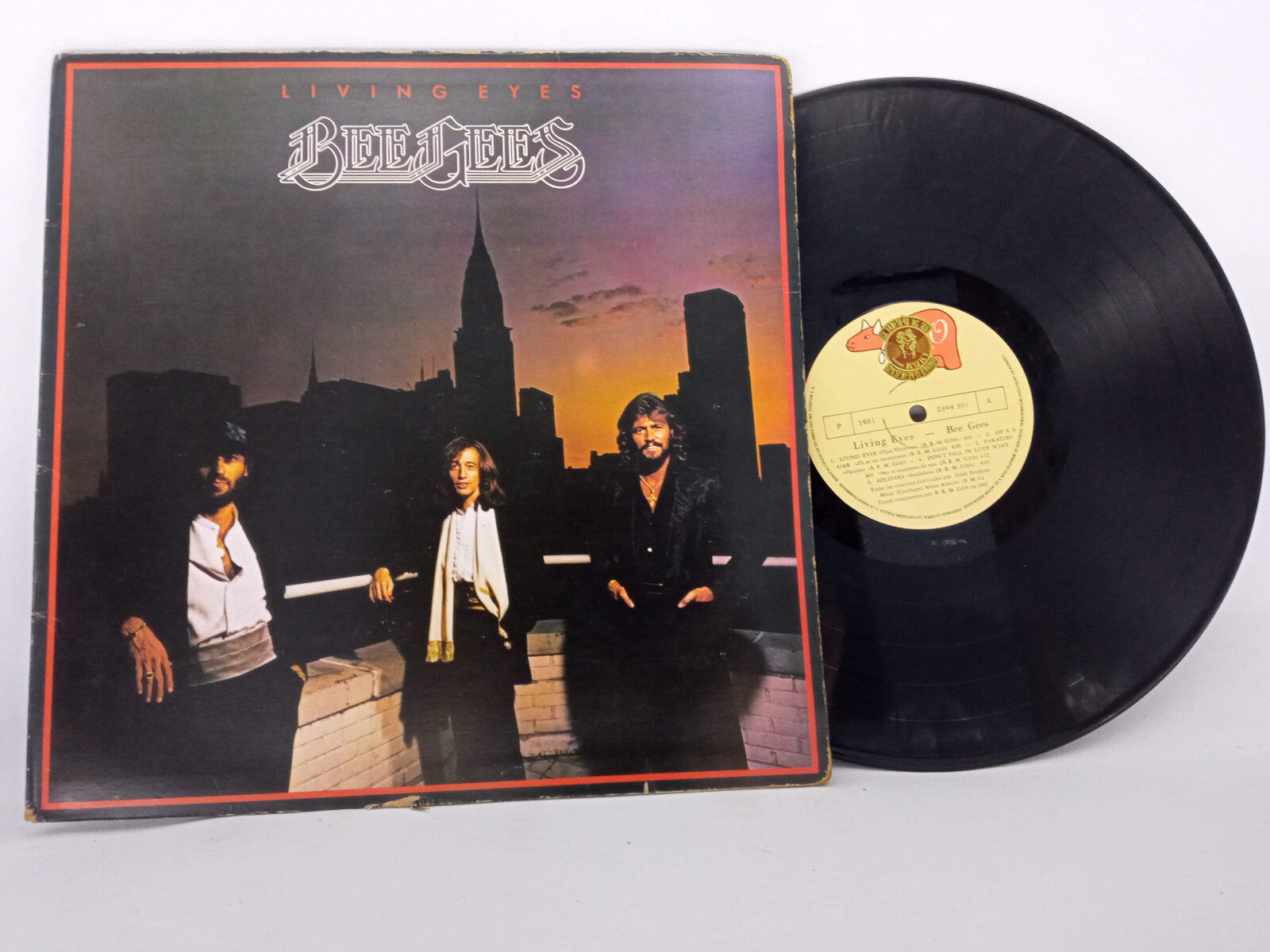 Bee Gees Living Eyes RSO Vinyl LP Record Gatefold Classic Pop Rock Album