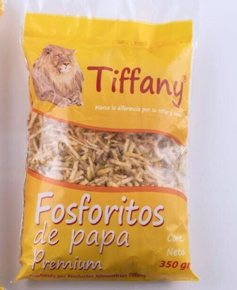 Tiffany Potato Chips Sticks Ripio Cabello Angel Fosforitos Papa Snack - 350g