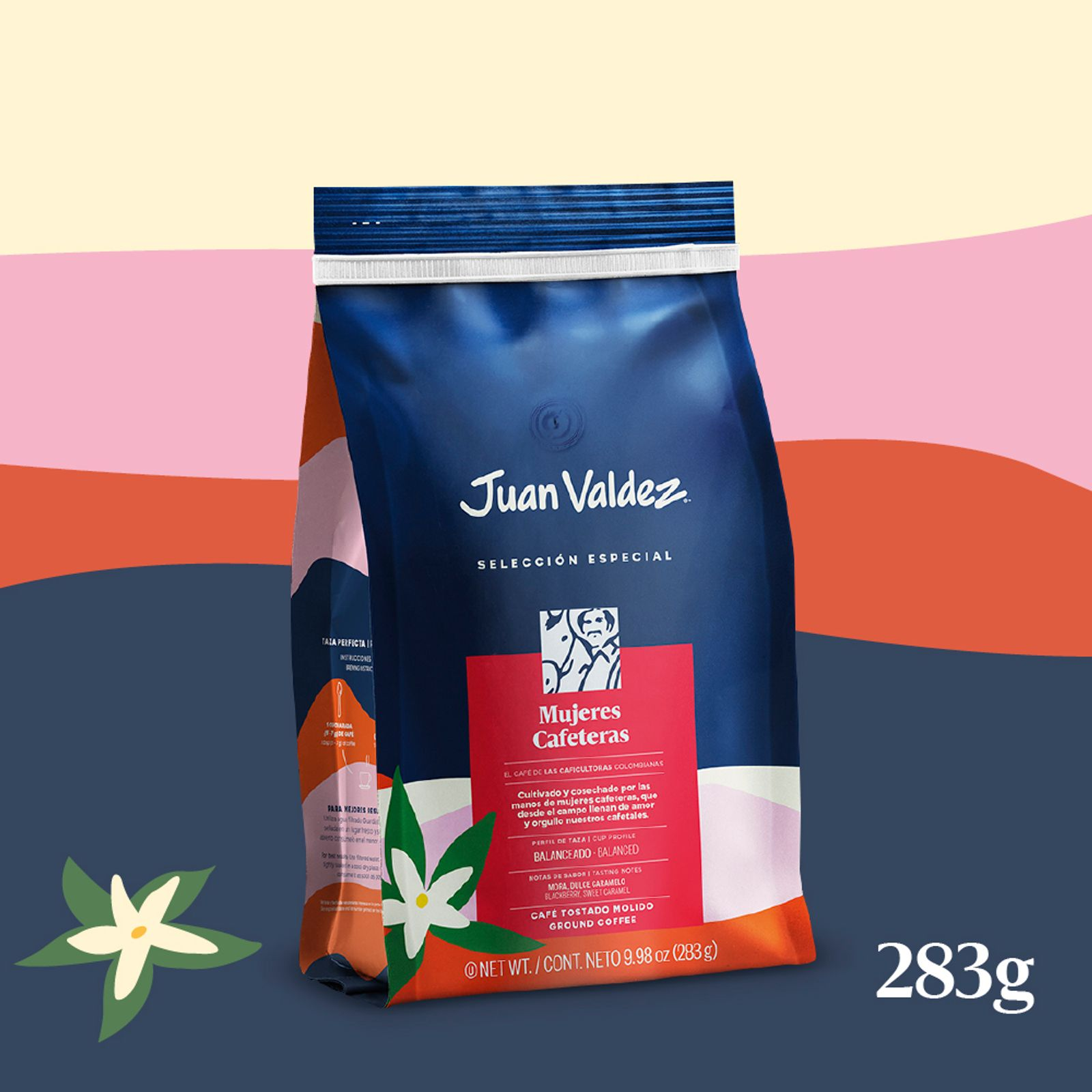 Juan Valdez Women Coffee Makers Ground Coffee Mujeres Cafeteras Premium 283g