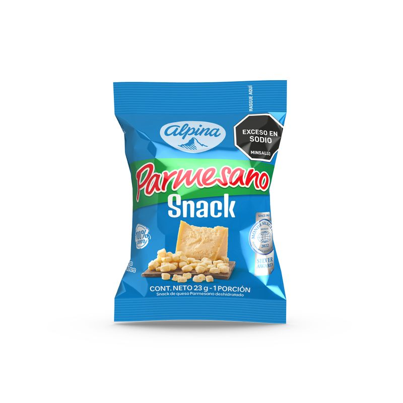 Alpina Parmesan Cheese Snacks Pasabocas Queso Parmesano Dehydrated Crunchy 23g