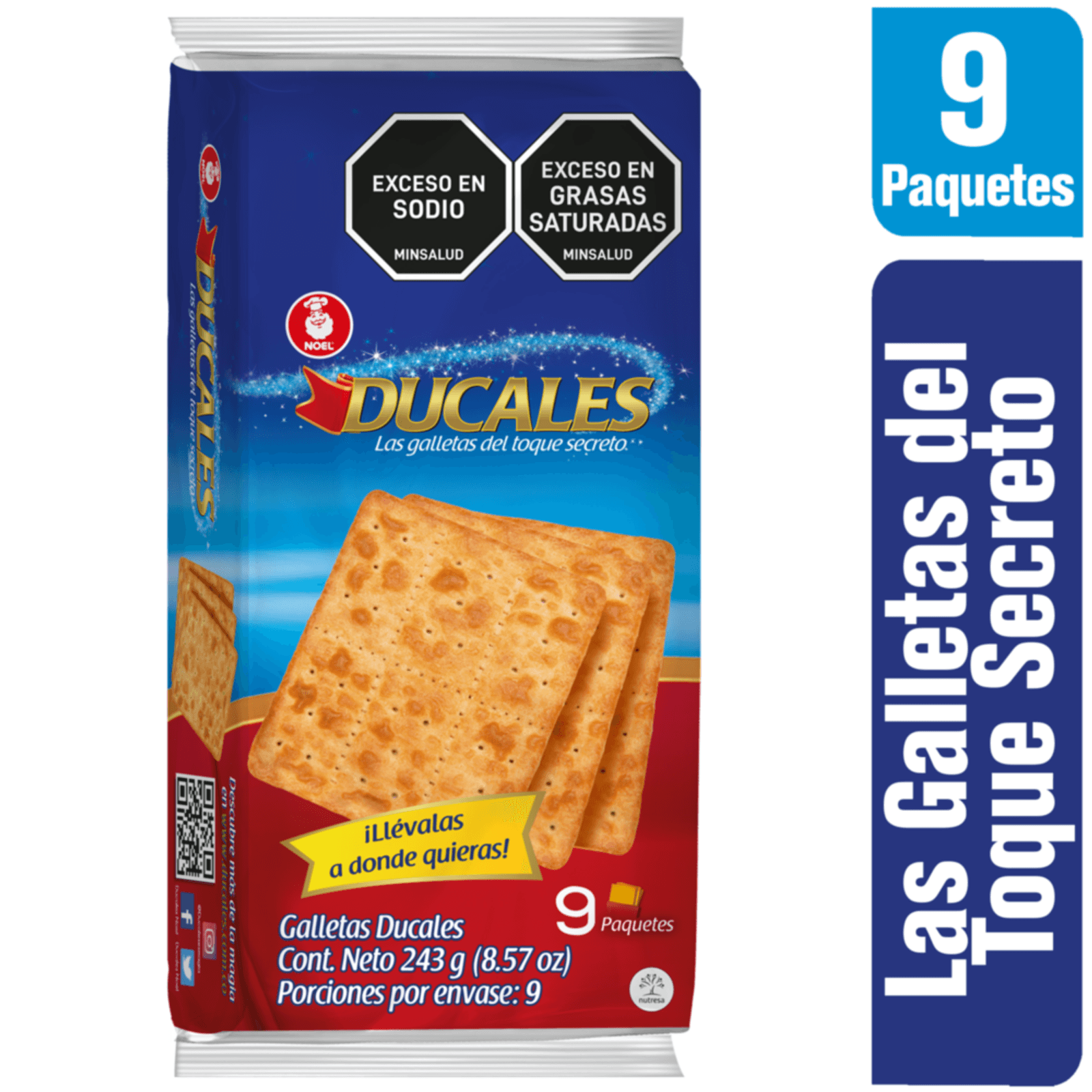 Ducales Cookies The Secret Touch Galletas Original Tradicional 9-Packs 243g