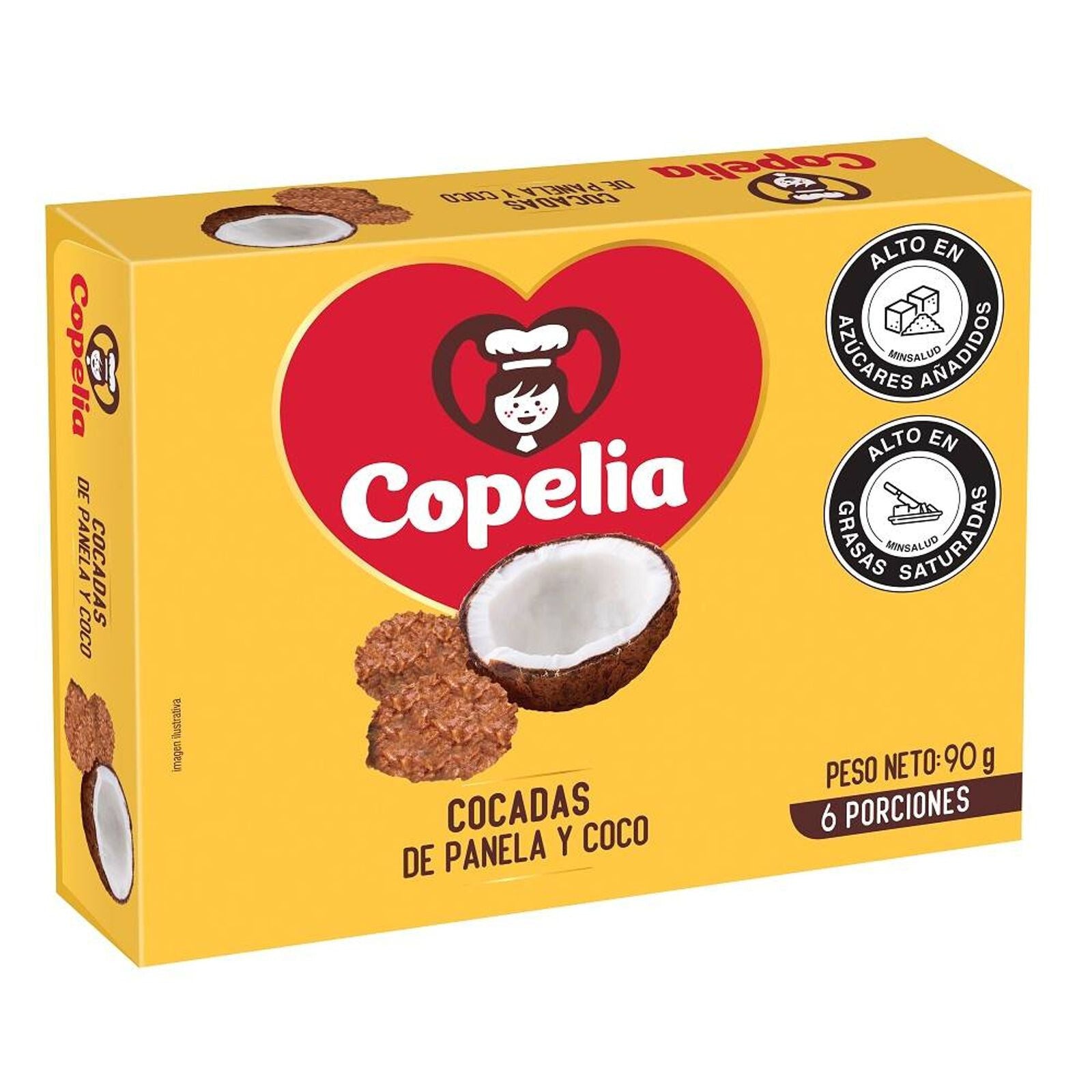 Copelia Panelitas Cane Sugar with Coconut Panela con Coco Traditional Treats