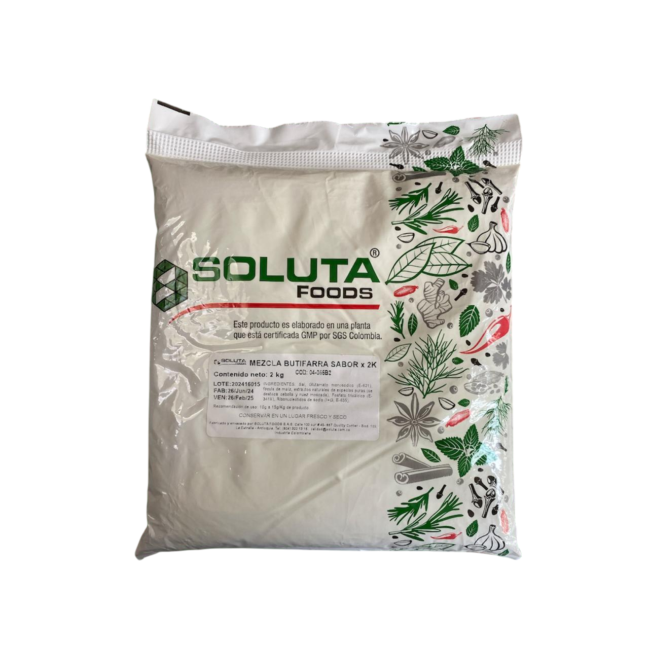 Butifarra Caribbean Pork Seasoning Mix Condimento Cerdo Soluta Blend - 4.4lb 2kg