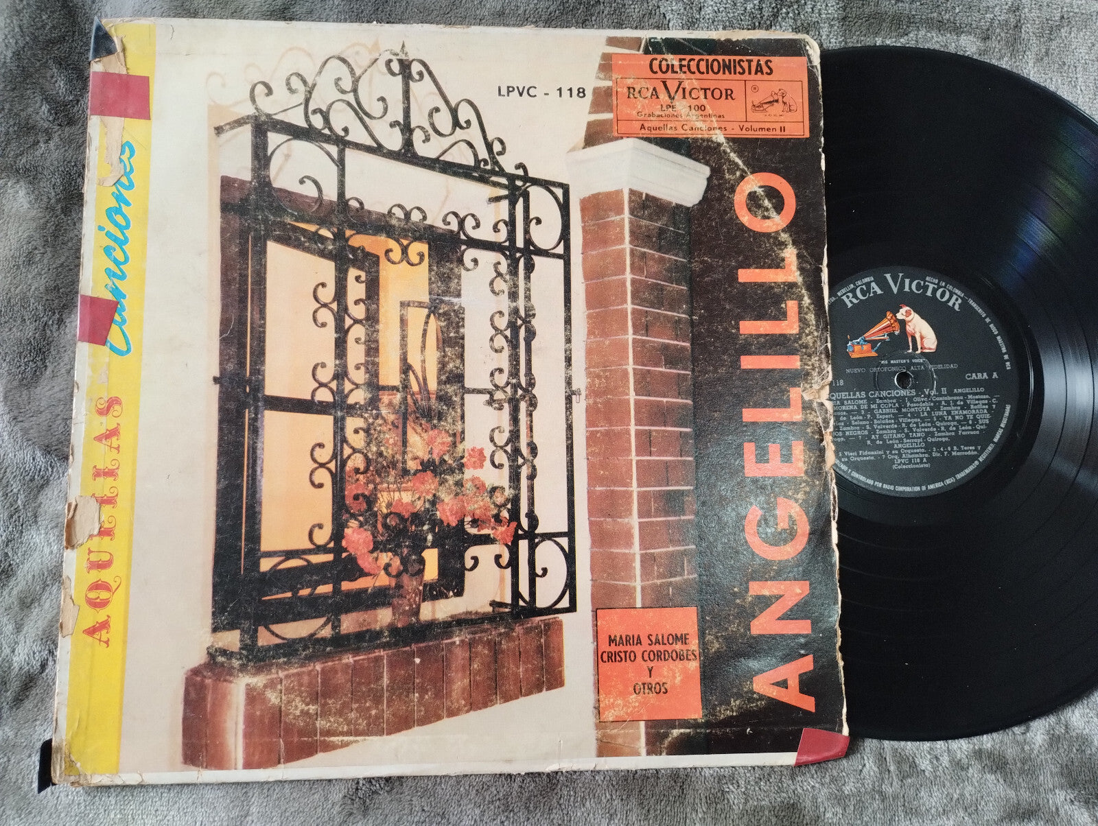 Angelillo Angelillo Volumen II RCA Victor Vinyl LP Record Traditional Flamenco