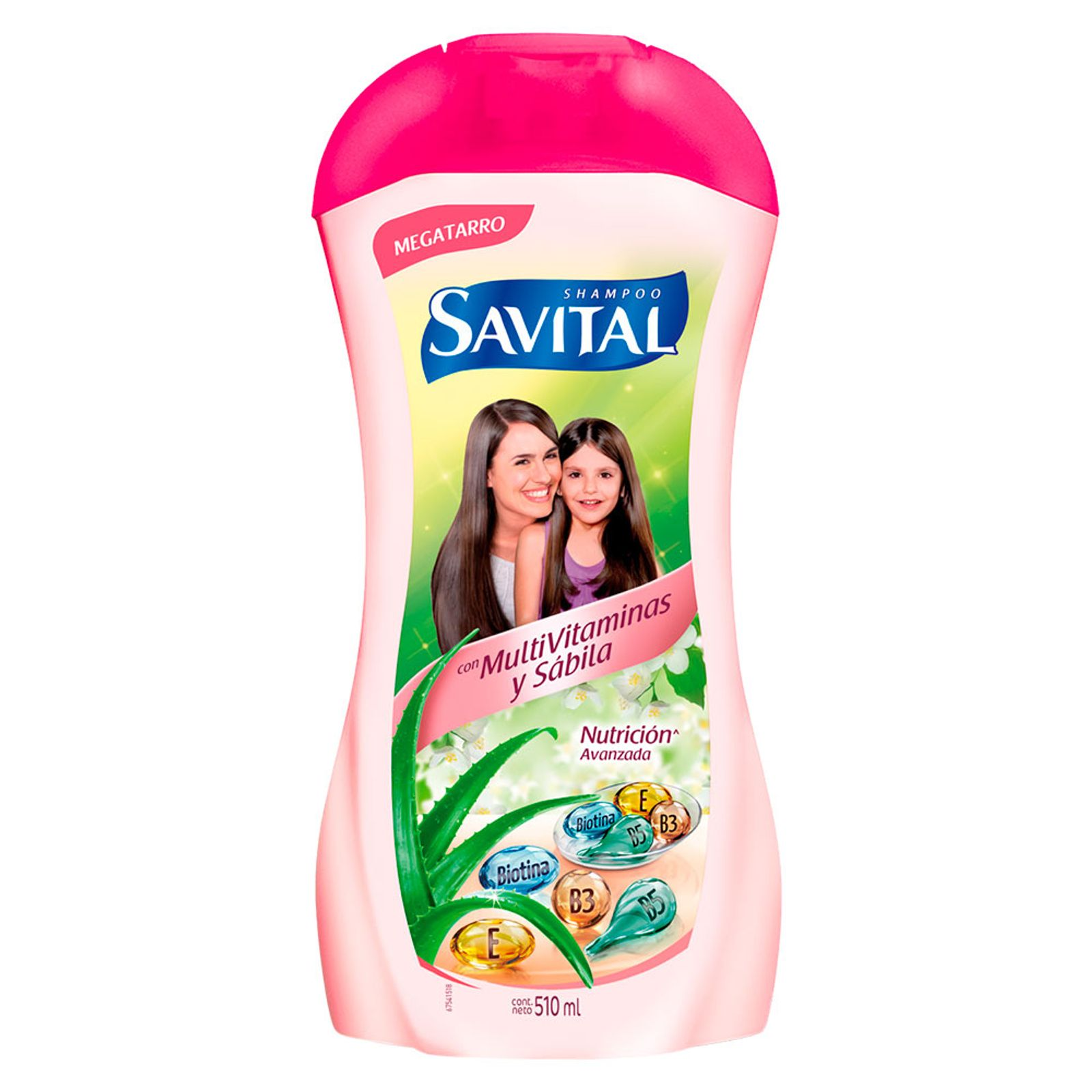 Colombian Savital multivitamin shampoo x510ml. Shampoo Savital multivitaminas