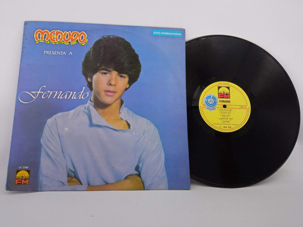Fernando Menudo Presenta A Fernando FM Vinyl LP Record 80s Latin Pop Boyband
