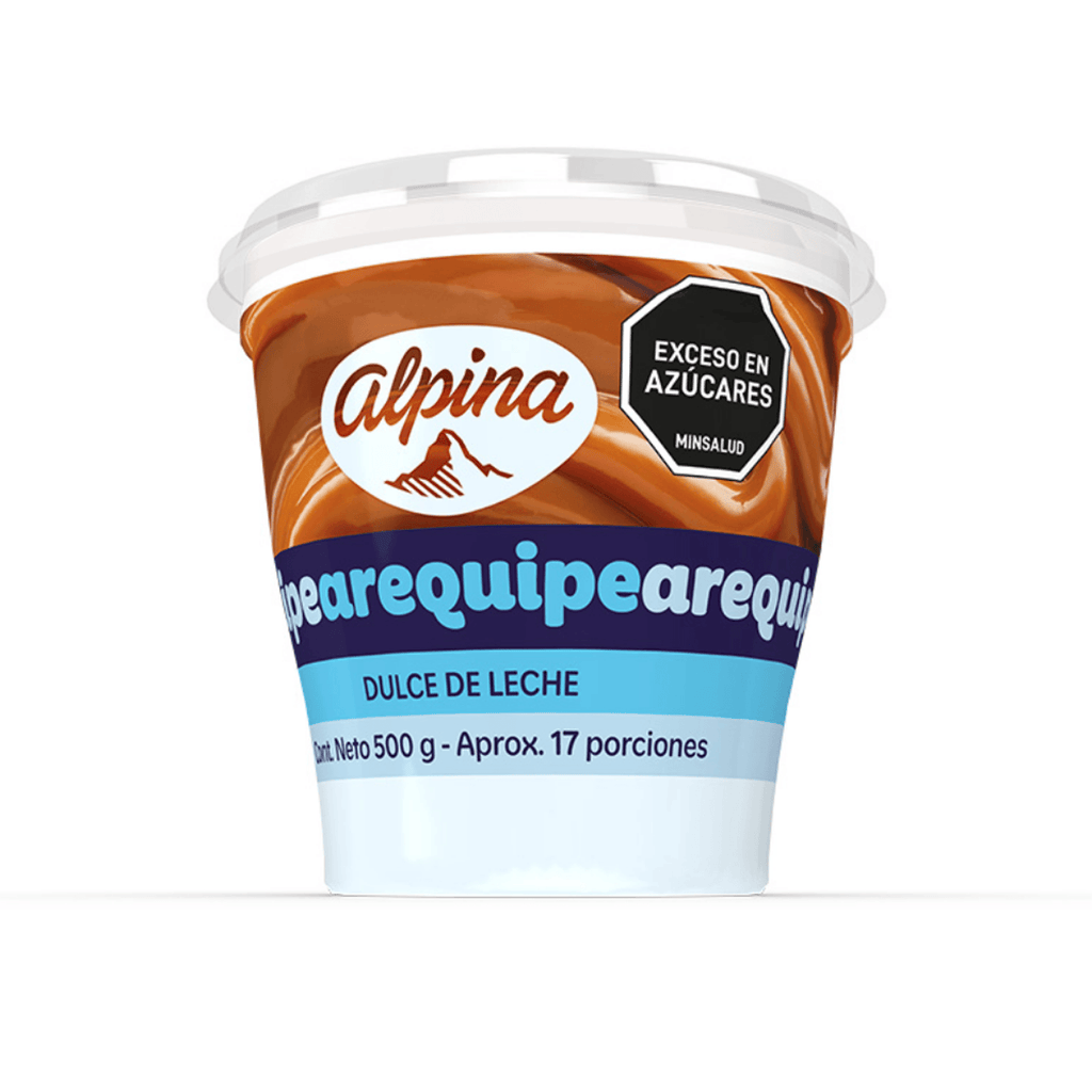 Alpina Arequipe Milk Caramel Spread Dulce de Leche Baking Size - 1.1 lb (500g)