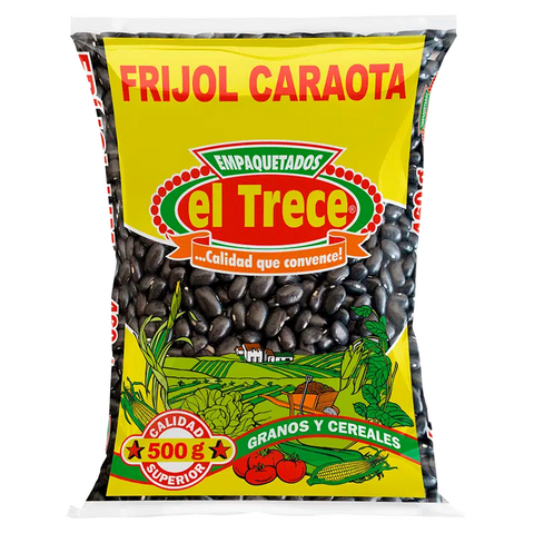 El Trece Frijol Caraota Black Beans Caraotas Negras Traditional Grains Sizes