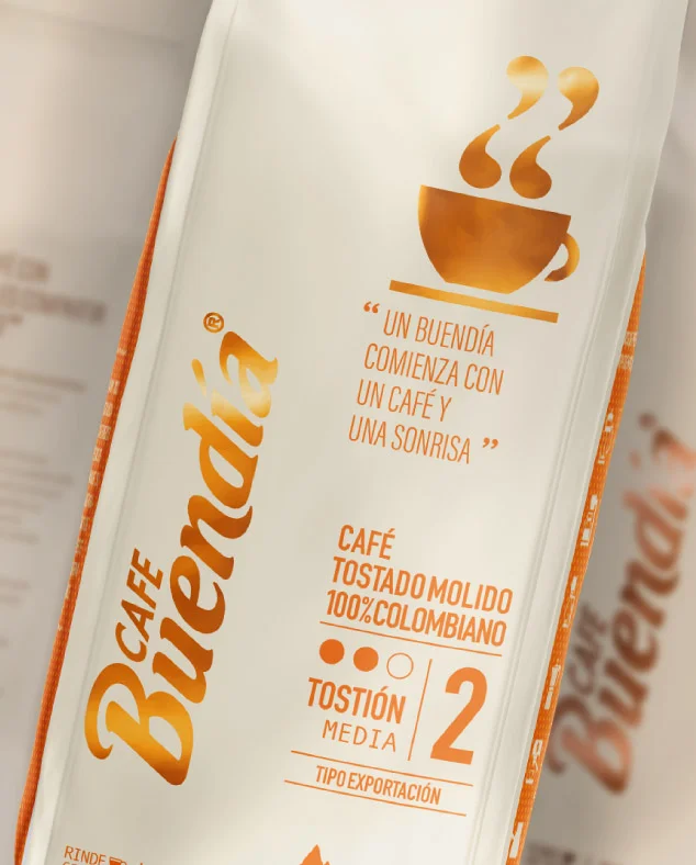 Cafe Buendia Ground Coffee Medium Roast N2 Molido Tostion Media Premium - 340g