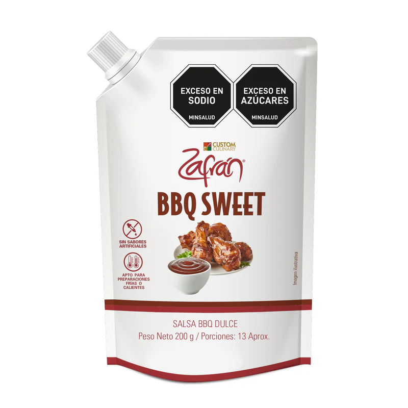 Zafran BBQ Sweet Sauce Salsa Baracoa Dulce Doypack Tangy Dipping - 200g