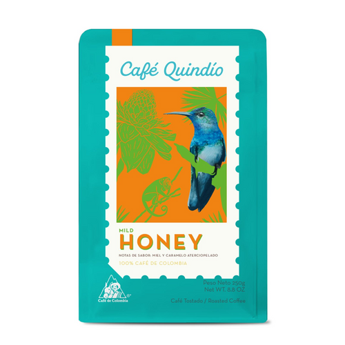 Cafe Quindio Special Harvest Honey Ground Coffee Sabor Miel Premium Blend 250g