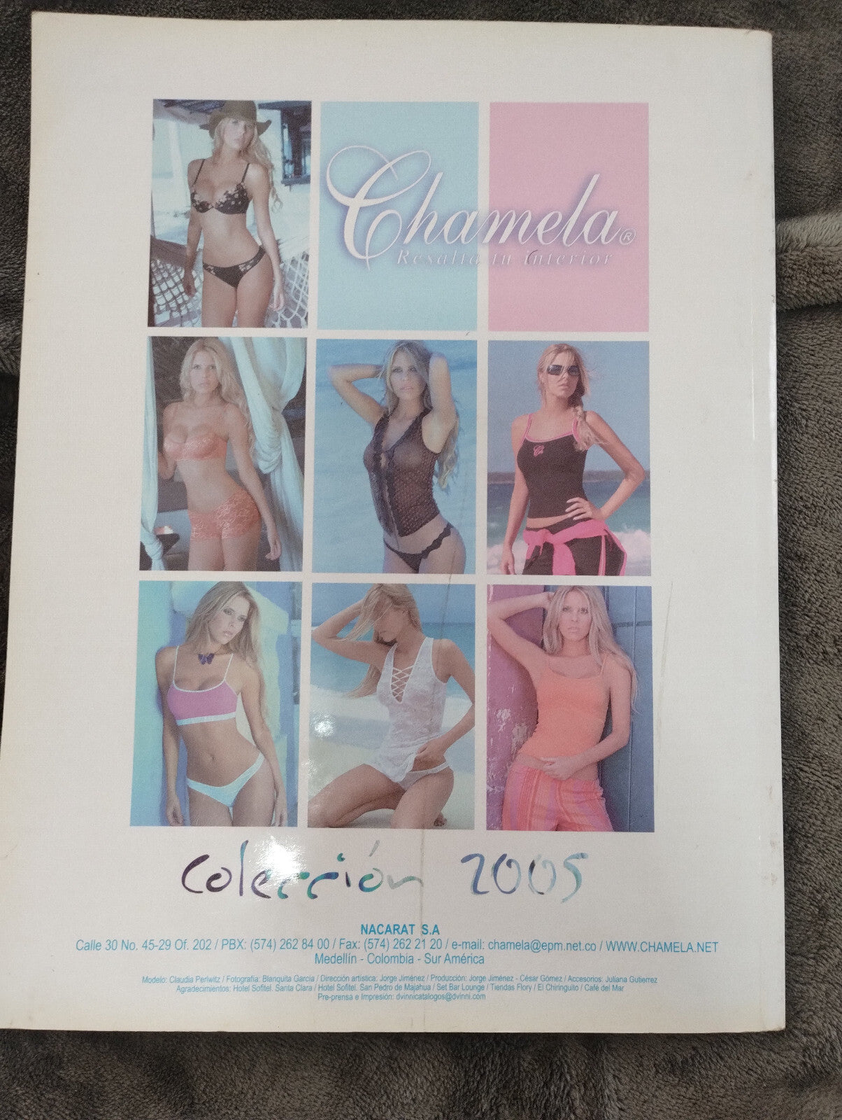 Claudia Perlwitz Bikini Catalogue 2005 Chamela Underwe Snack Food Grocery Treat