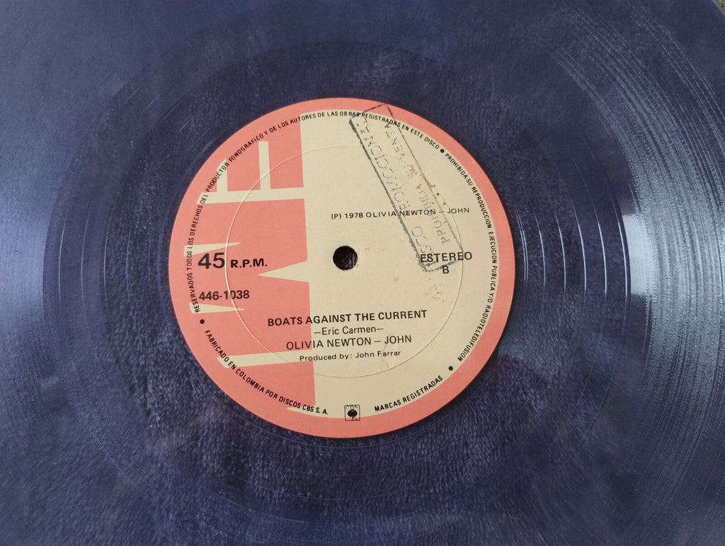 Olivia Newton-John Andy Gibb Rest Your Love On Me 12" Purple Transparent Vinyl