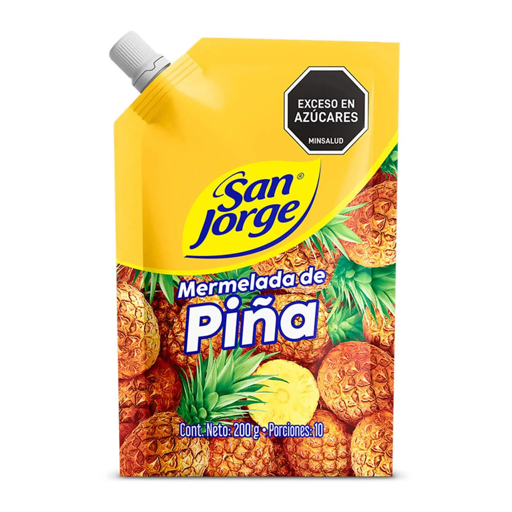 San Jorge Pineapple Marmalade Mermelada de Pina Sweet Fruit Spread - 200g