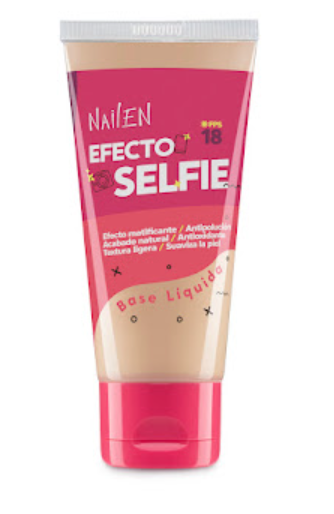 Nailen Selfie Effect Liquid Foundation Matte Face Makeup Base Tone 3 - 30g