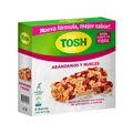 Tosh Cereal Bar Cranberry Chunks Walnuts Healthy Fiber Snack Mix 6-Pack 138g
