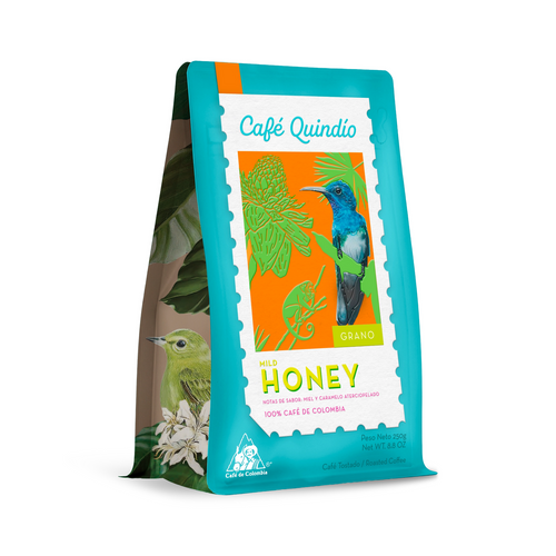 Cafe Quindio Special Harvest Honey Coffee Beans Granos con Notas de Miel - 250g