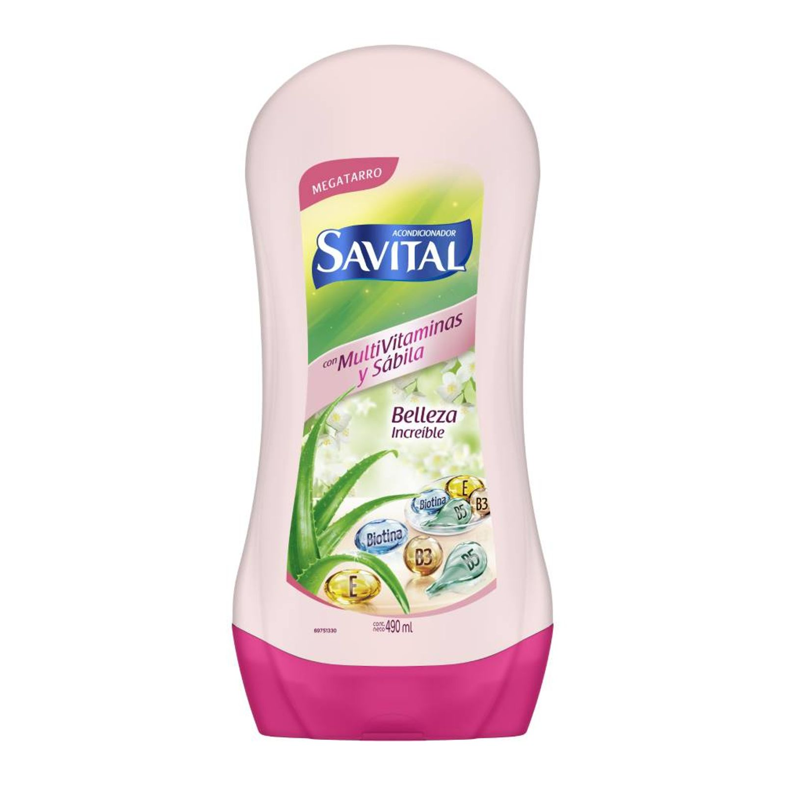 Colombian Savital multivitamin conditioner x490ml. Acondicionador multivitaminas
