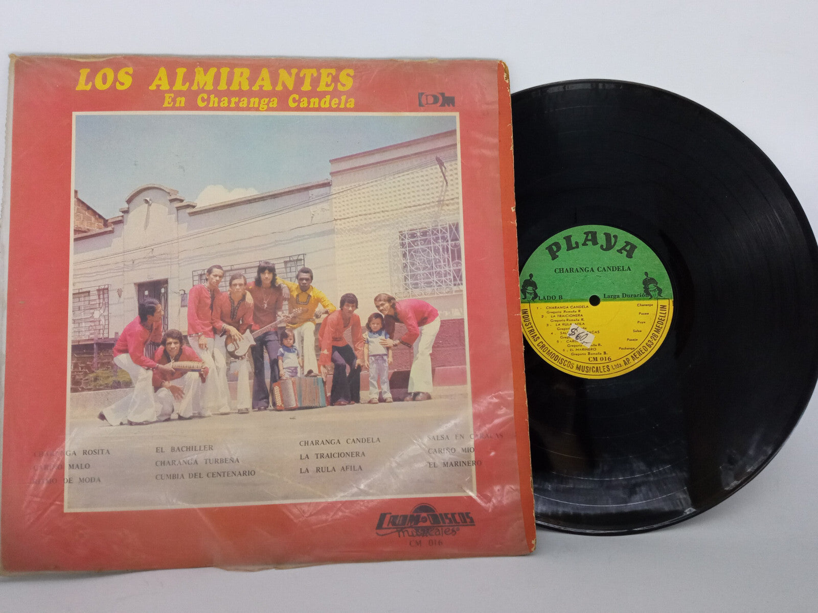 Los Almirantes En Charanga Candela Cromodiscos Vinyl LP Record Rare Salsa Cumbia