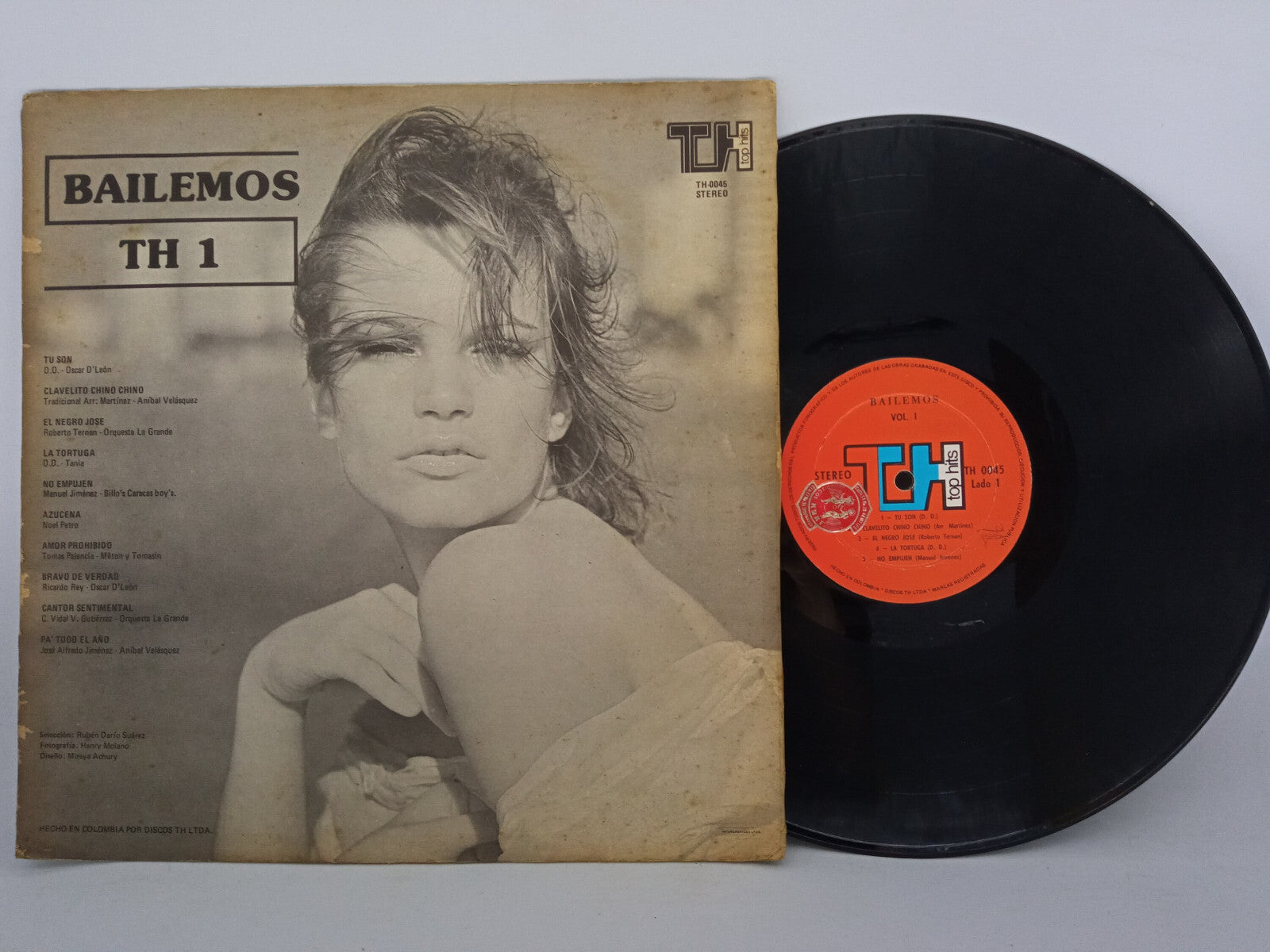 Various Bailemos TH 1 Top Hits Vinyl LP Record Classic Salsa Merengue Mix