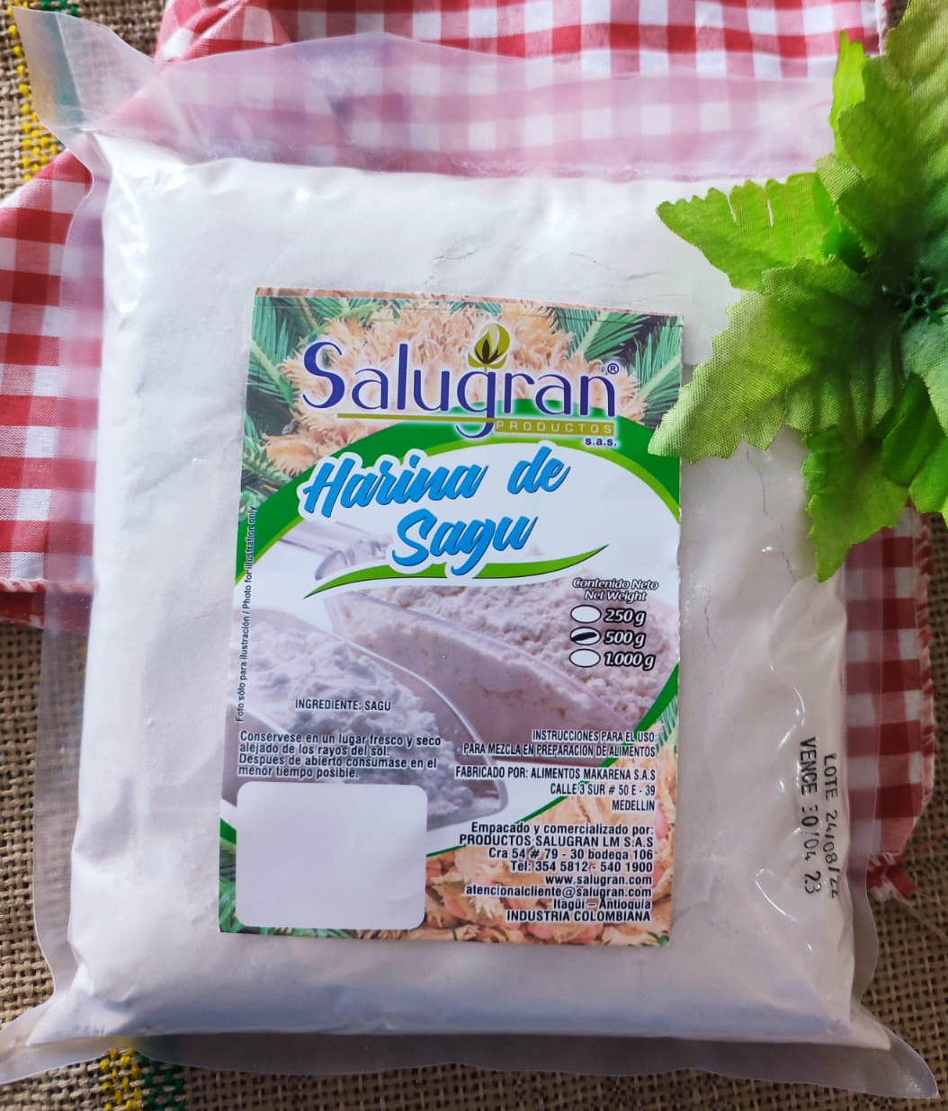 Sago Achira Palm Flour Harina de Sagu Preparamix Baking Ingredients Grains
