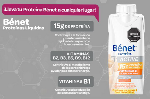 Benet Soy Protein Liquid Drink Vanilla Banana Nutritional 3-Pack - 750ml