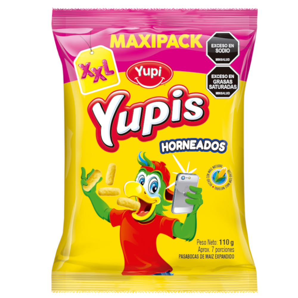 Yupi Yupis Corn Snacks Baked Cheese Flavored Crunchy Puffs Traditional Pack