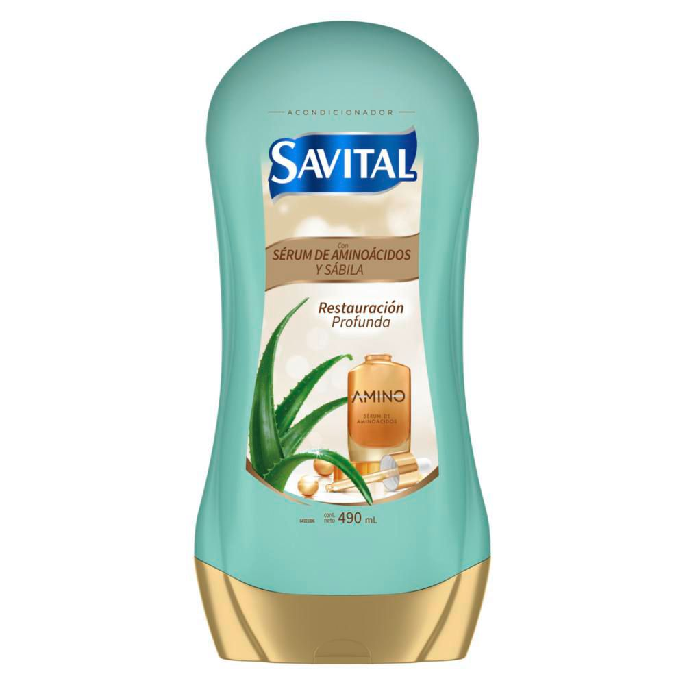 Colombian Savital Amino Acid Conditioner 490 ml. Acondicionador aminoácidos