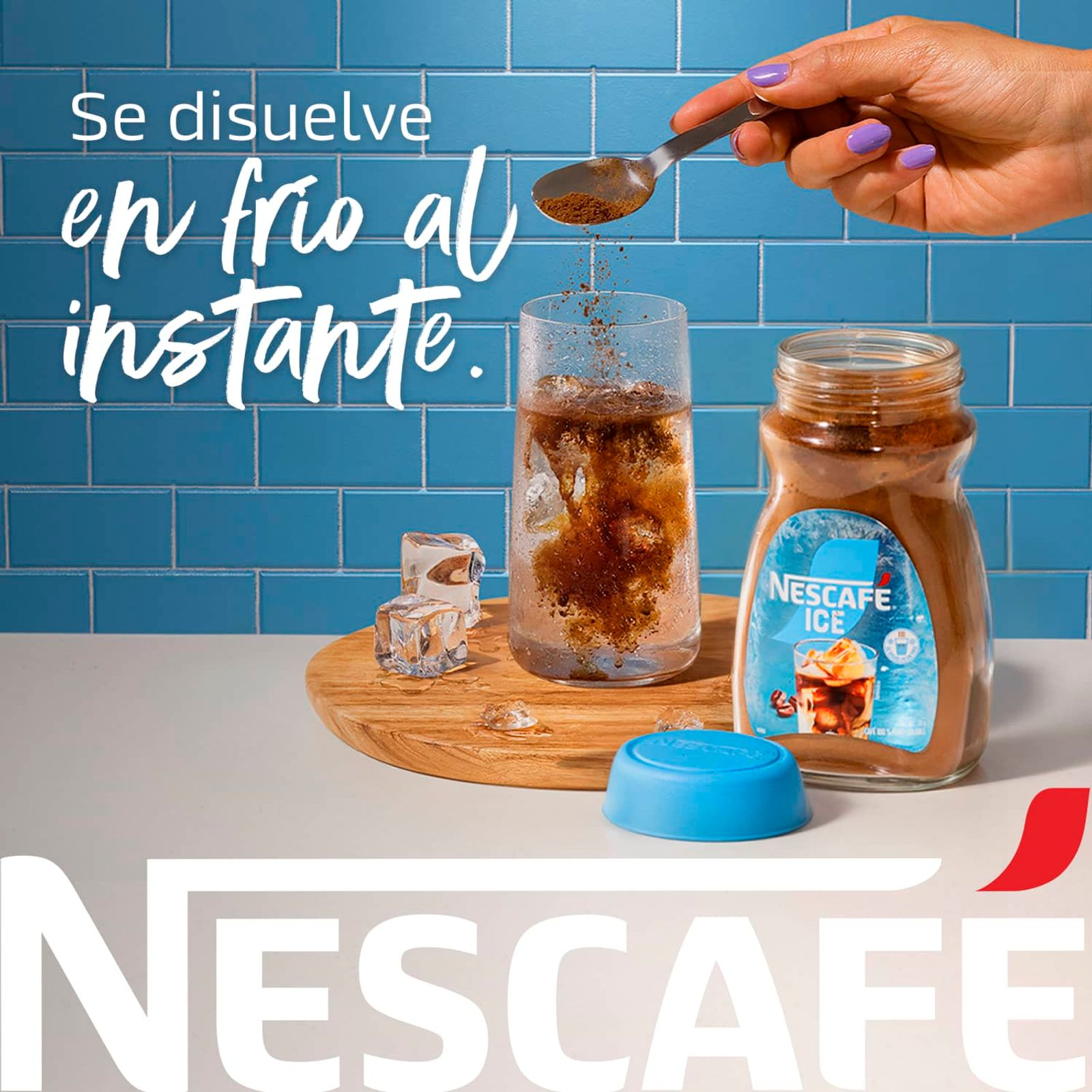 Nescafe Instant Ice Coffee Cafe Soluble Frio Ice Clasico Cold Brew Powder 85g