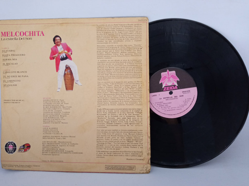 Melcochita La Estrella Del Son Zeida Vinyl LP Record Rare Salsa Guaguanco