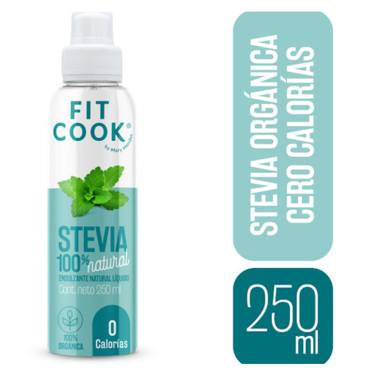 Fitcook Mary Mendez Stevia Liquid Sweetener Sugar-Free Fit Cook Diet - 60ml