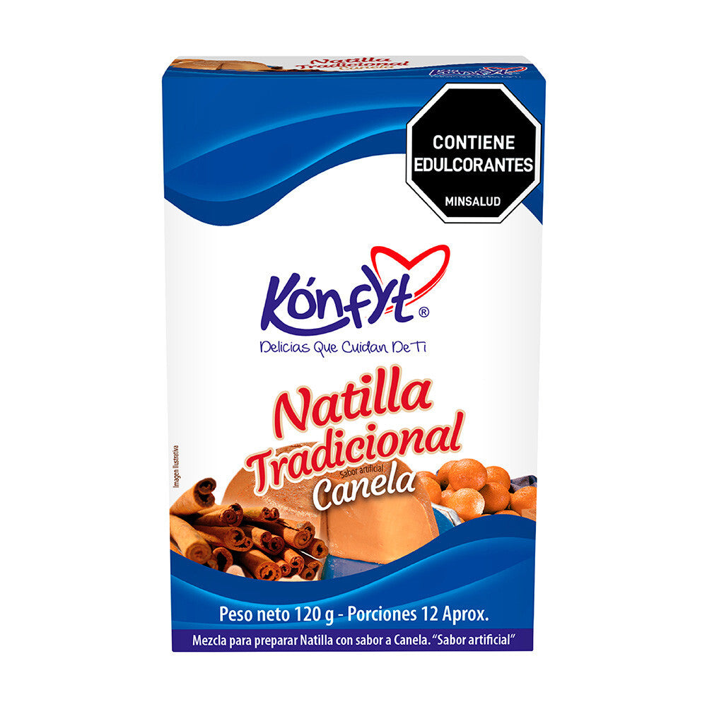 Konfyt Sugar Free Natilla Corn Pudding Custard Diet Dessert Variety Mix Sizes