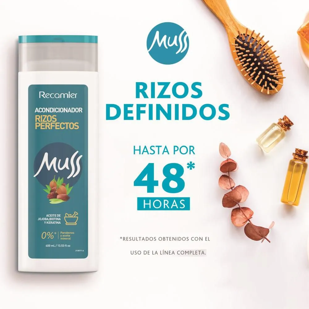 Recamier Muss Perfect Curls Conditioner Rizos Definidos Flex Control - 400ml