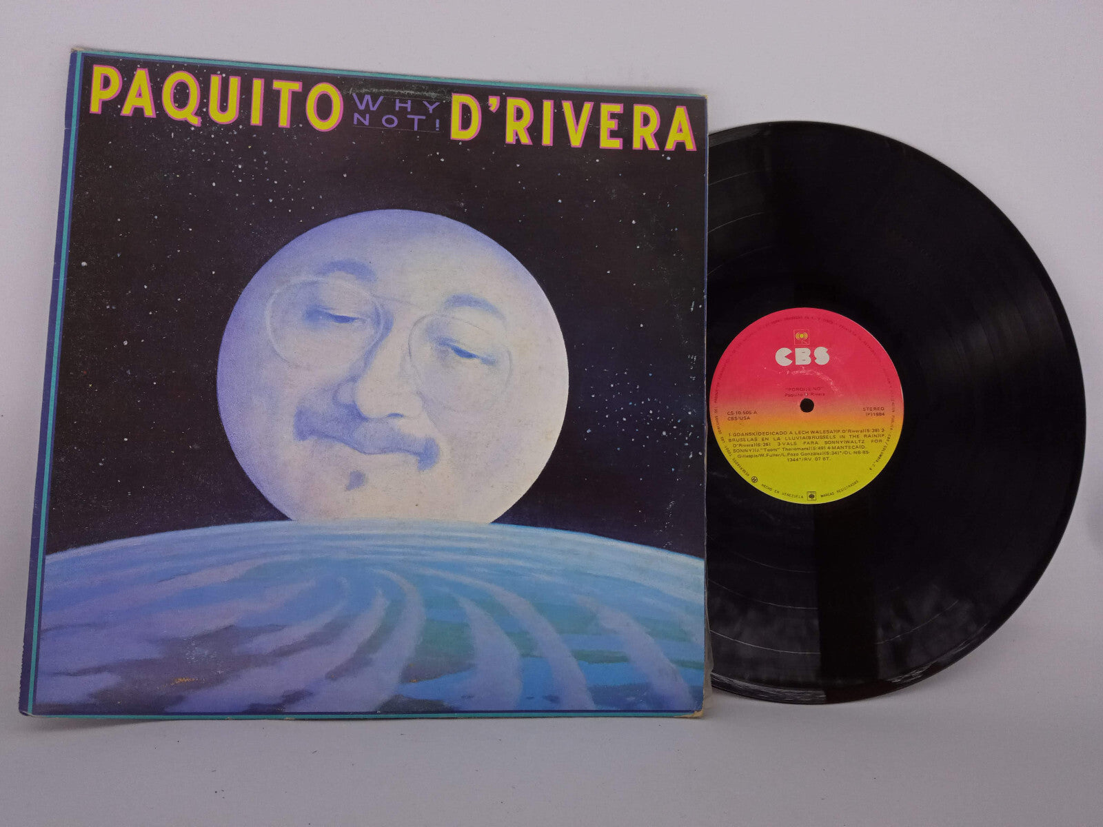 Paquito DRivera Why Not CBS Vinyl LP Record Classic Latin Jazz Afro-Cuban Bebop
