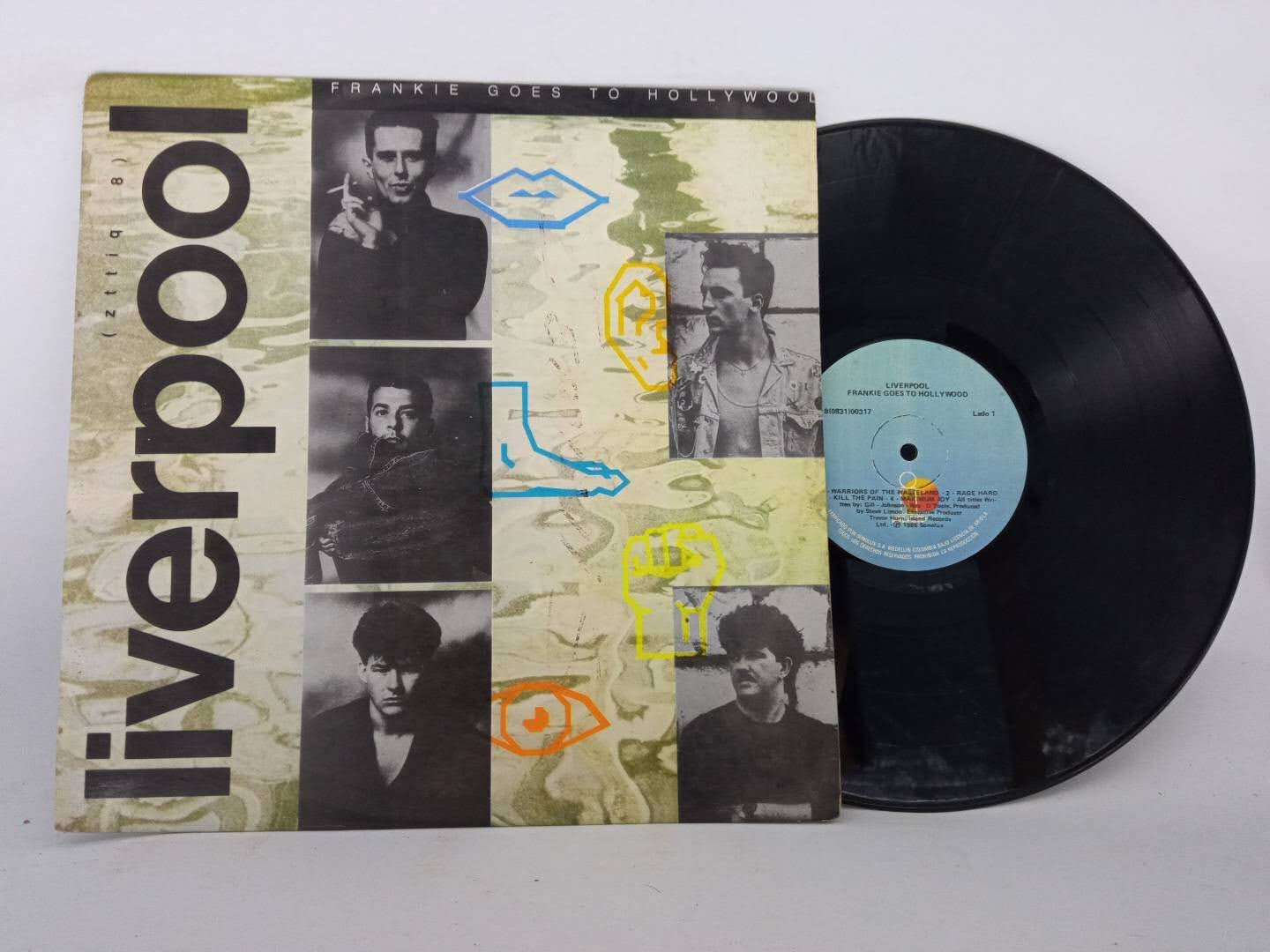 Frankie Goes To Hollywood Liverpool Ariola Vinyl LP Record Synth Pop New Wave