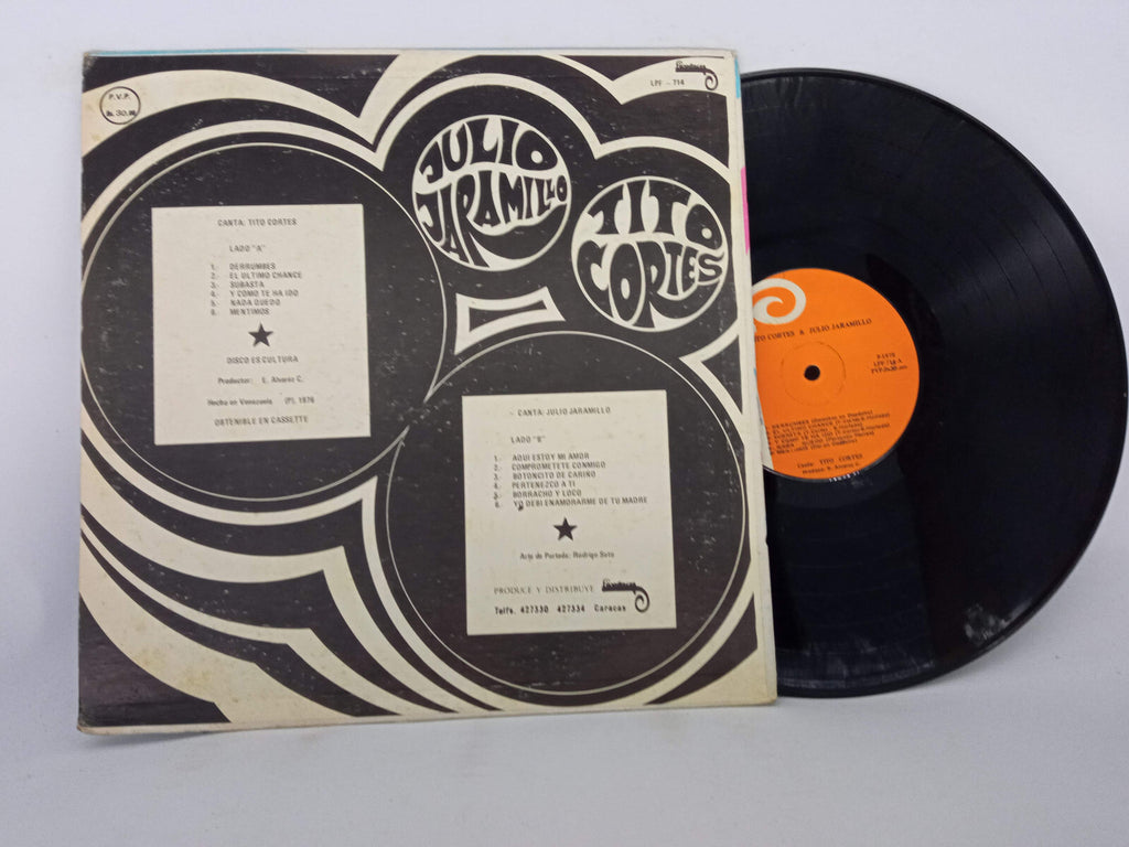 Julio Jaramillo Tito Cortes Julio & Tito Fonodisco Vinyl LP Record Rare Bolero