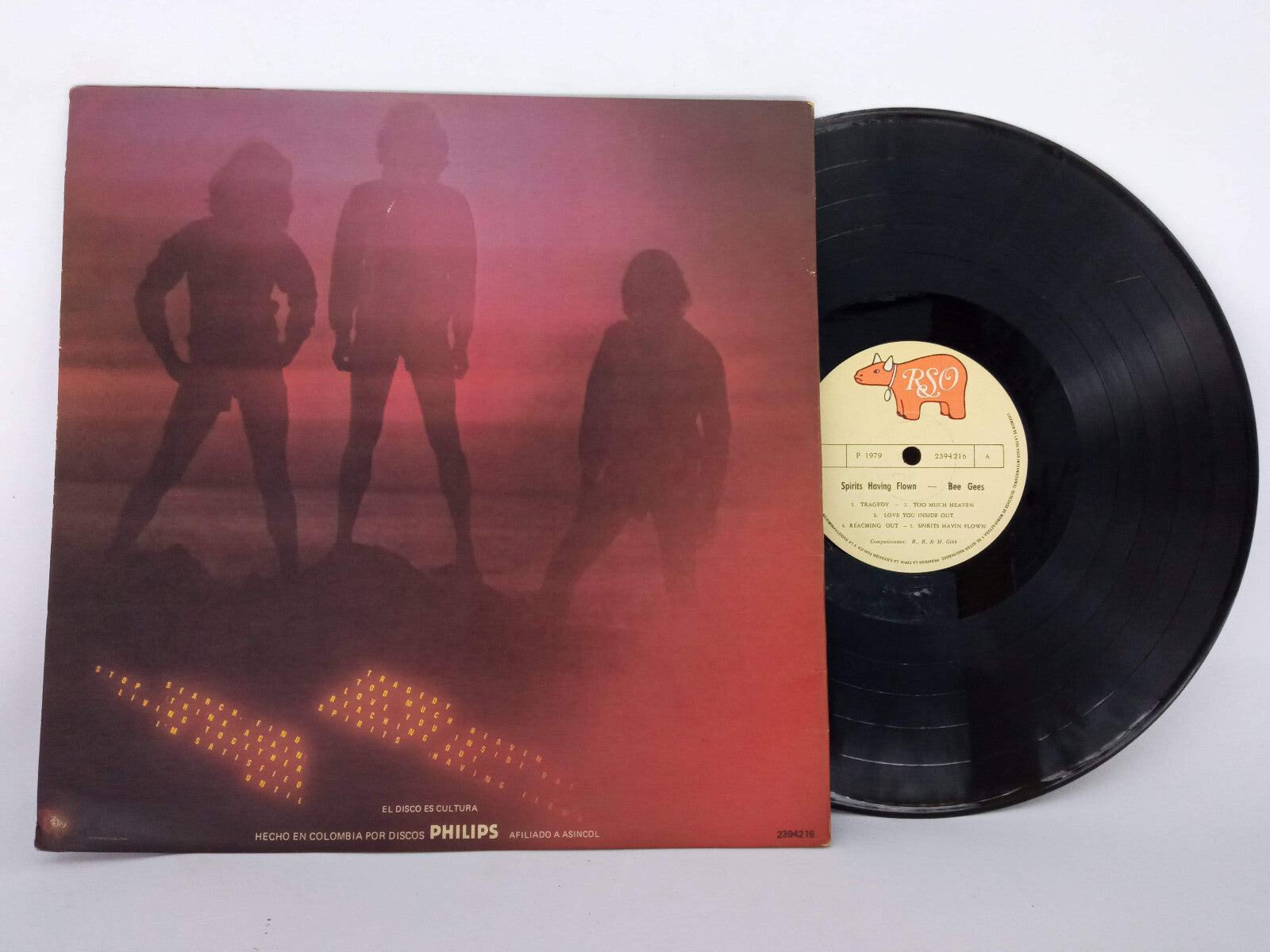 Bee Gees Spirits Having Flown RSO Vinyl LP Record Gatefold Classic Pop Rock