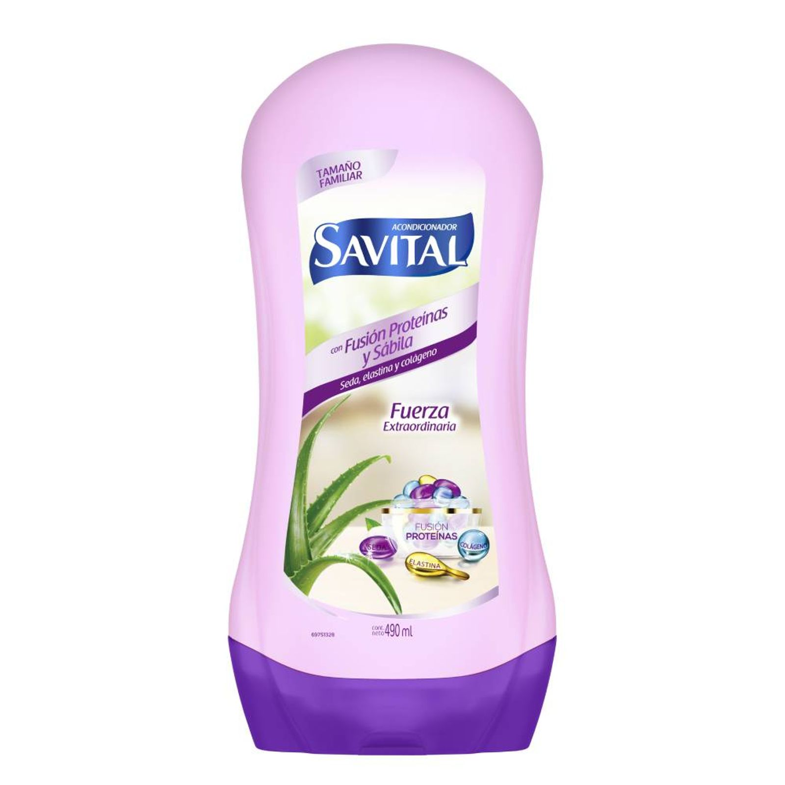 Colombian Savital Conditioner  with protein and aloe vera fusion x490ml