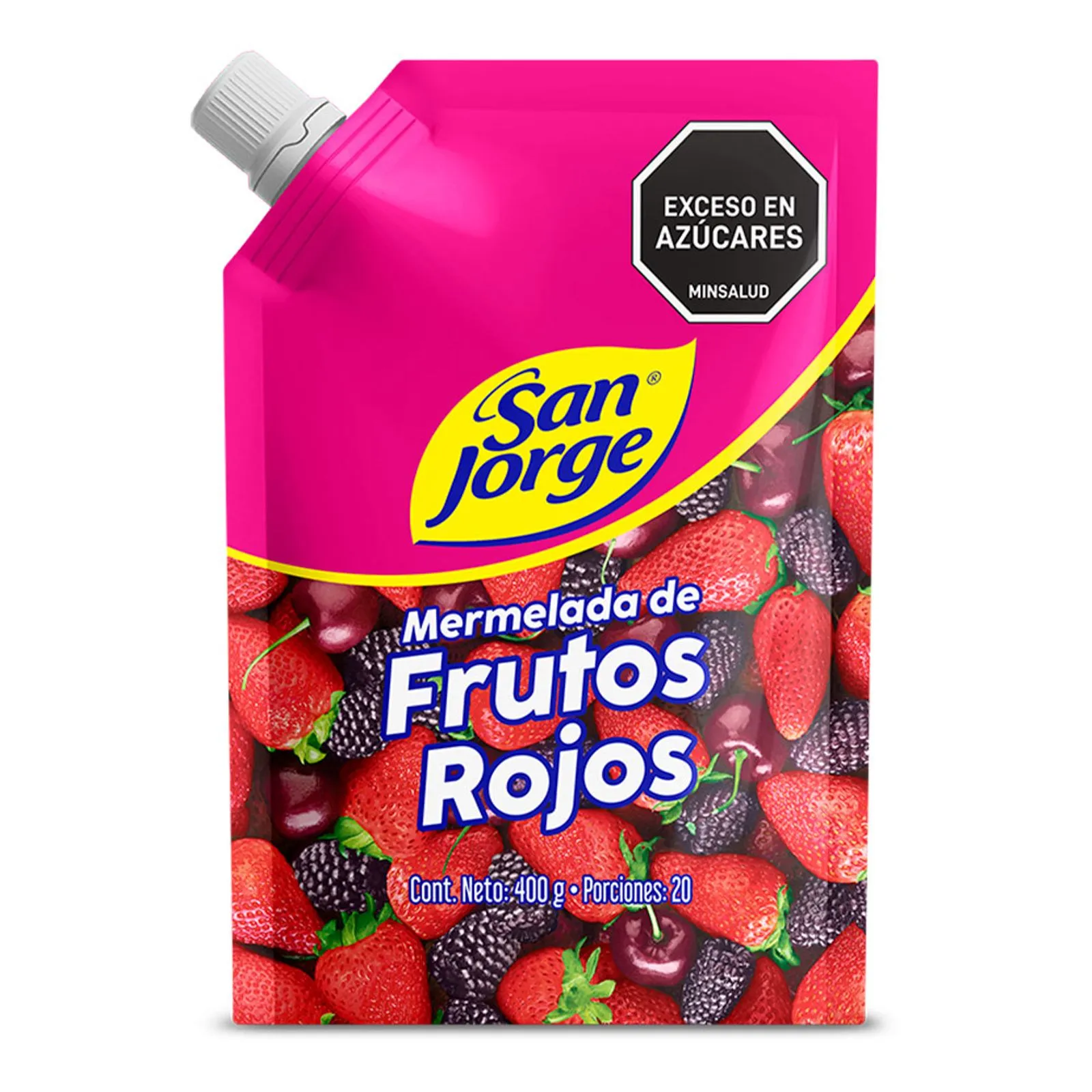 San Jorge Red Fruits Marmalade Mermelada Frutos Rojos Sweet Fruit Spread - 400g