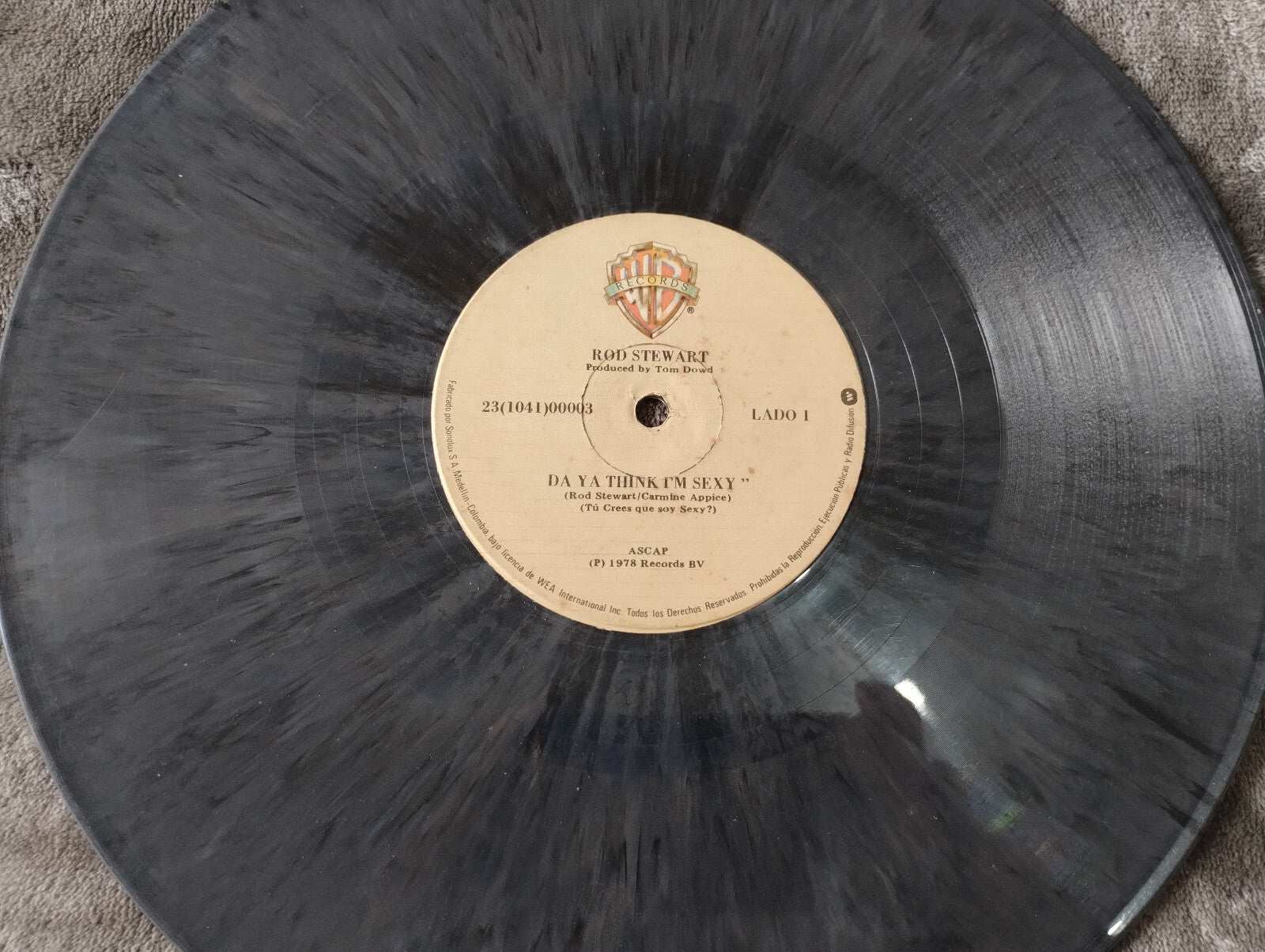 Rod Stewart Da Ya Think Im Sexy Warner Bros 12" Vinyl Single Classic Rock Pop