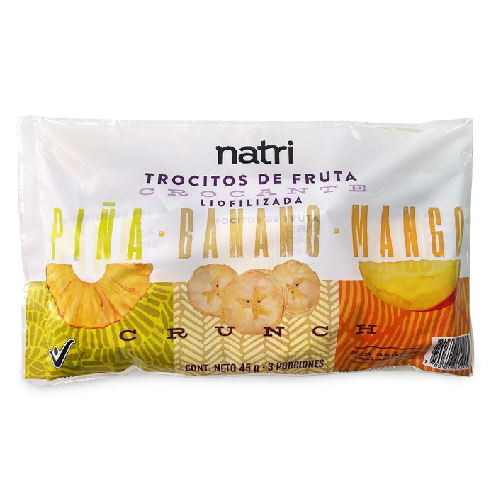 Natri Freeze Dried Fruit Mix Fruta Liofilizada Healthy Snacks Bag - 45g